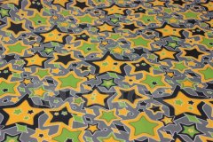 Pelechy - Tunel Galaxie žlutooranžová na šedé Tunel Galaxie žlutooranžová na šedé