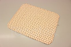 Pleny - Pratelná podložka - meruňková s mini srdíčky Pratelná podložka - meruňková s mini srdíčky